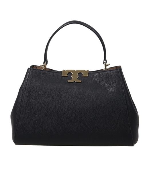 Tory Burch Black Medium Eleanor Soft Satchel