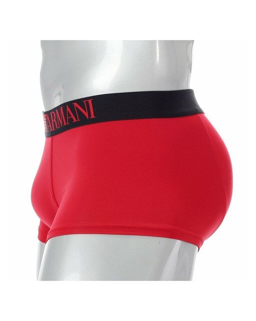 Emporio Armani Red Logo Underwear for men