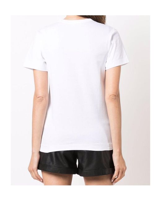 Comme des Garçons White Short-Sleeved T-Shirt for men