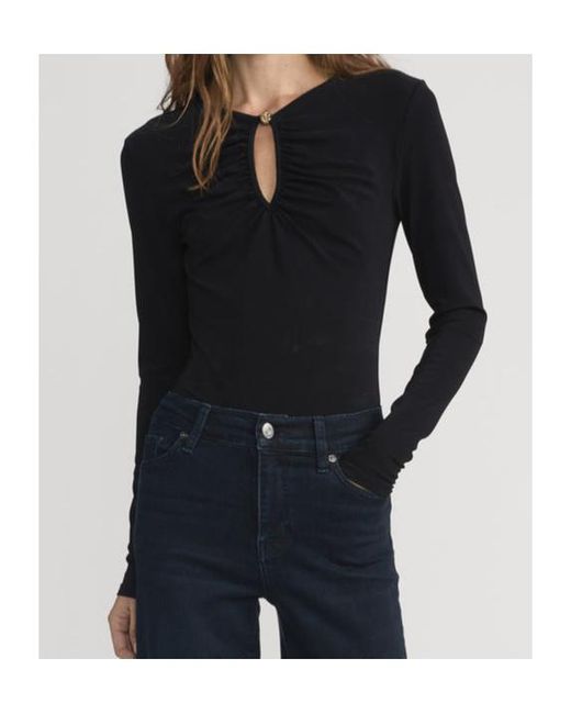 FRAME Black Long-Sleeved Top