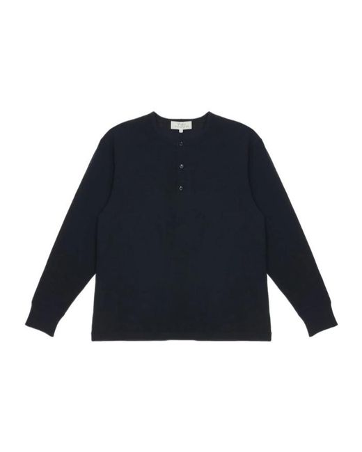 Studio Nicholson Blue Long-Sleeve T-Shirt for men