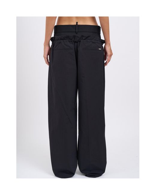 DSquared² Black Pantalone Hybrid