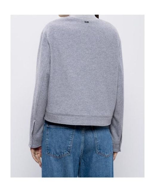 Herno Blue Logo Coat
