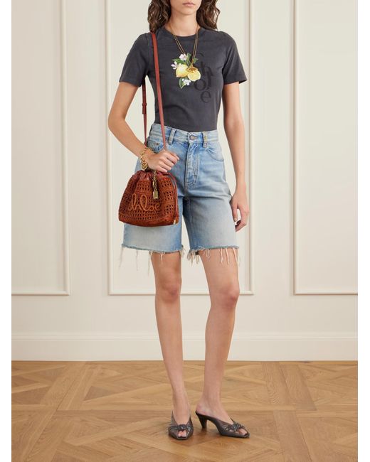 Chloé Blue Short-Sleeved T-Shirt