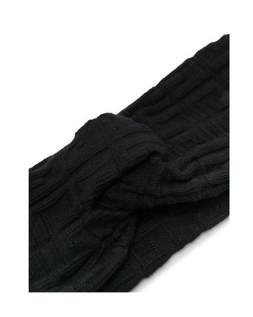 Givenchy Black 4G Pattern Headband