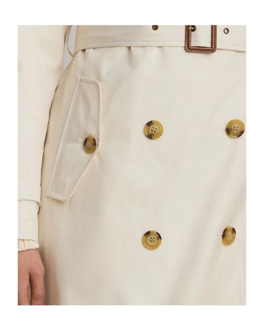 Ralph Lauren Natural Belted Trench-Coat