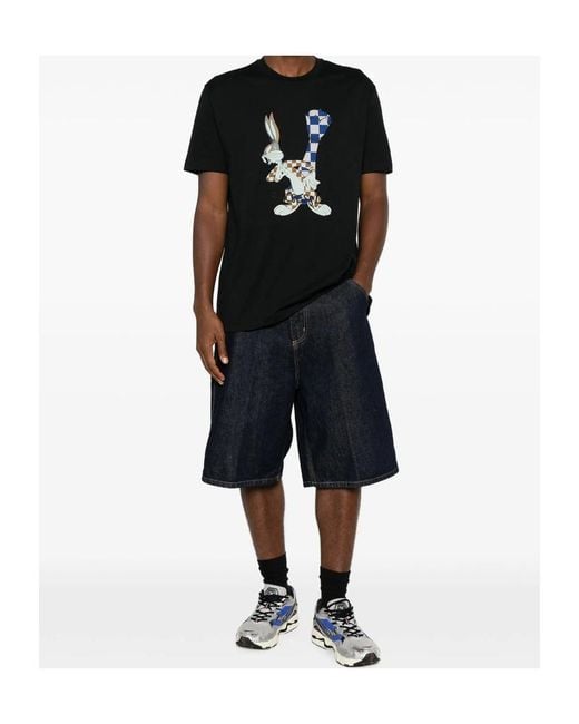 Iceberg Black Bugs Bunny Oversized T-Shirt for men