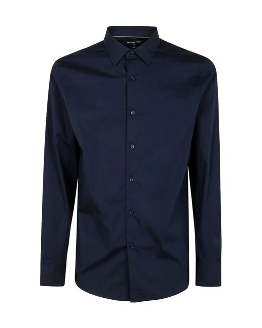 Michael Kors Blue Cotton Shirt for men
