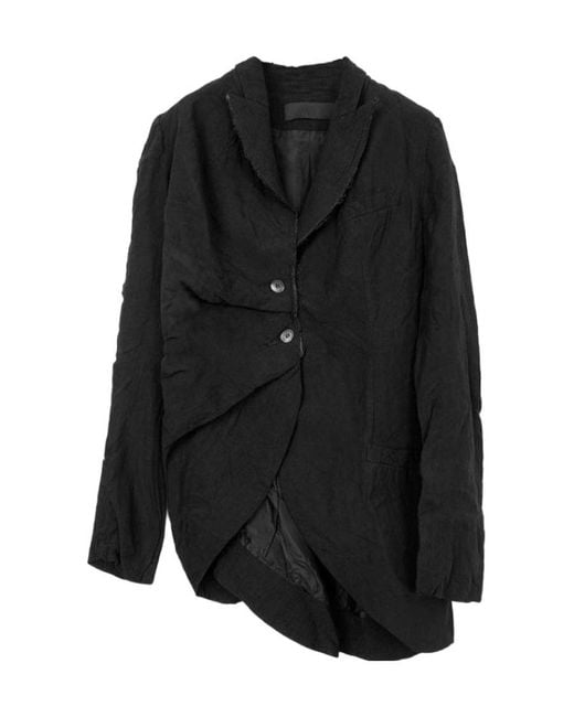 Marc Le Bihan Black Long-Sleeved Casual Jacket