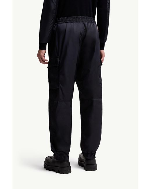 Moncler Blue Grenoble Drawstring Tapered Pants for men