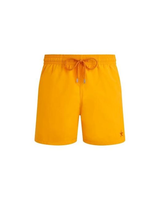 Vilebrequin Orange Drawstring Swim Shorts for men
