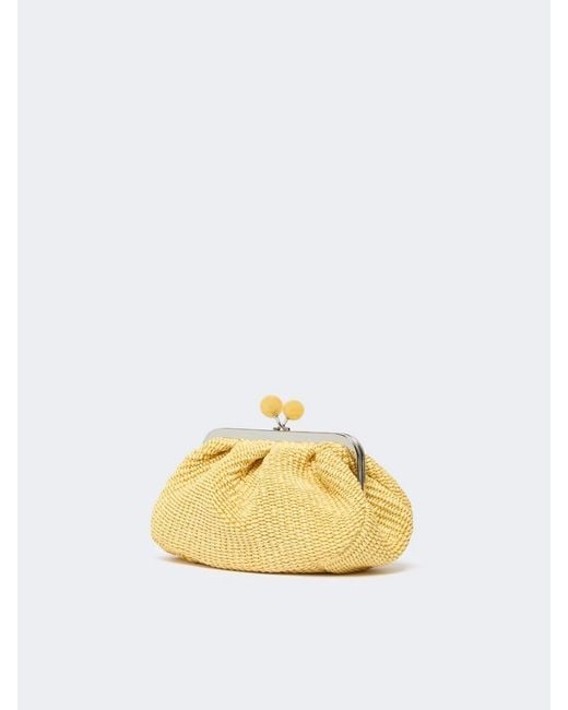 Weekend by Maxmara Metallic Pasticcino Woven Clutch Bag