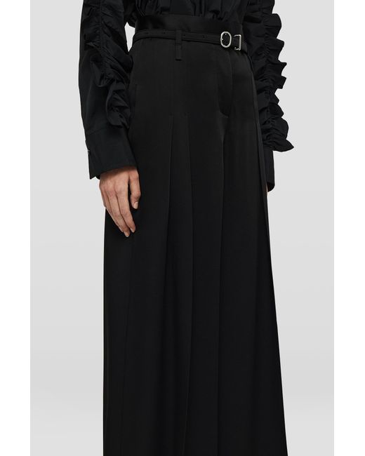 Jil Sander Black High Waist Tailored Trousers