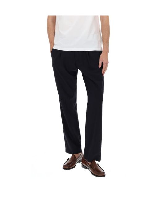 Herno Blue Tailored Trousers for men