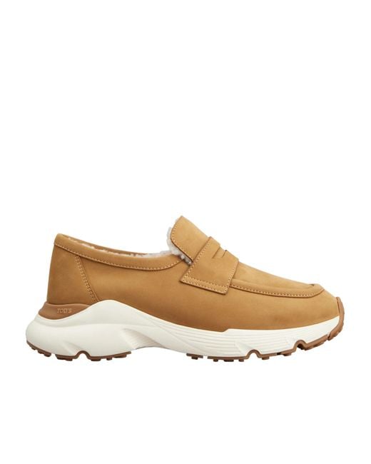 Tod's Natural Sporty Loafers