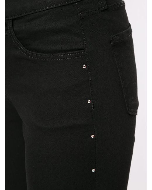 J Brand Black Riveted Skinny Jeans