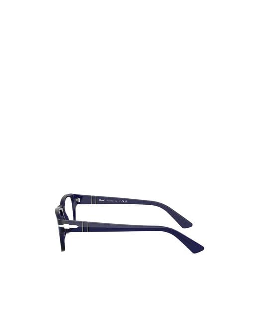 Persol White Rectangle-Frame Glasses for men