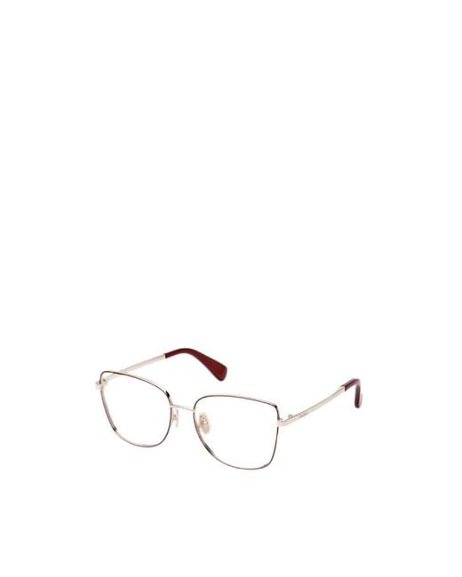 Max Mara White Butterfly Frame Glasses