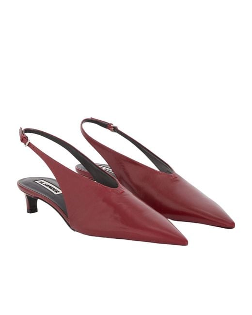 Jil Sander Red Pumps