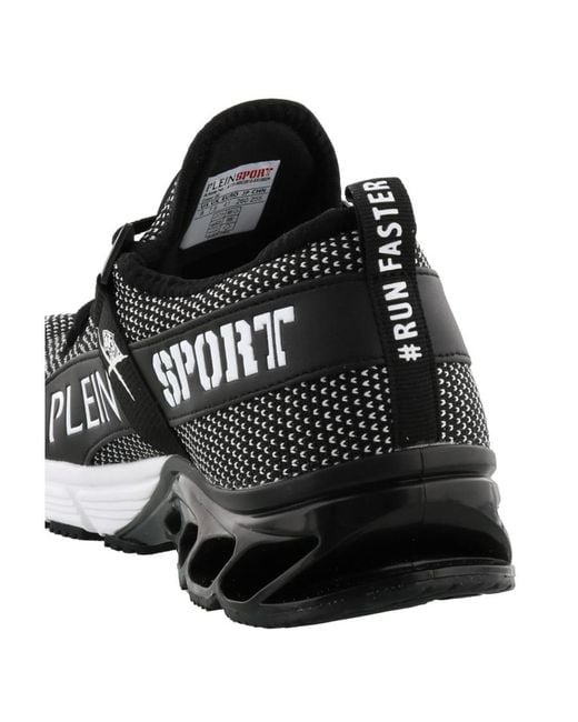 Philipp Plein Black Logo Details Casual Sports Shoes for men
