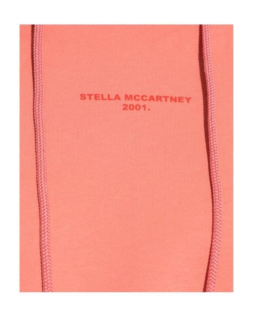 Stella McCartney Pink Drawstring Hooded Sweater