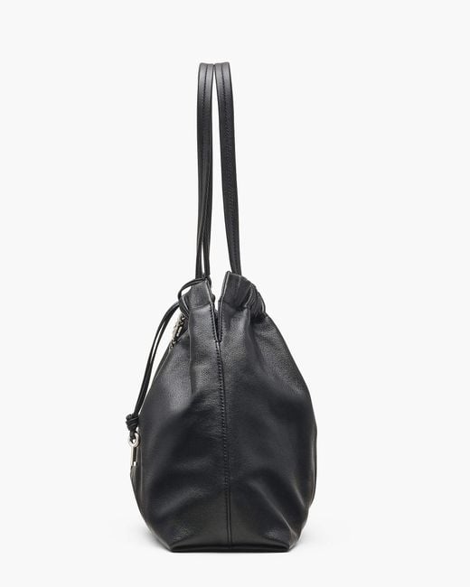 Marc Jacobs Black The Cristina Logo Detailed Tote Bag