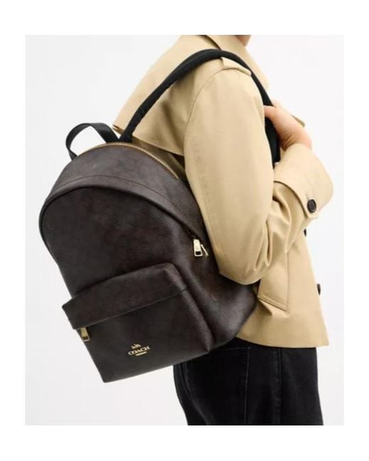 COACH Black Taylor Small Backpack