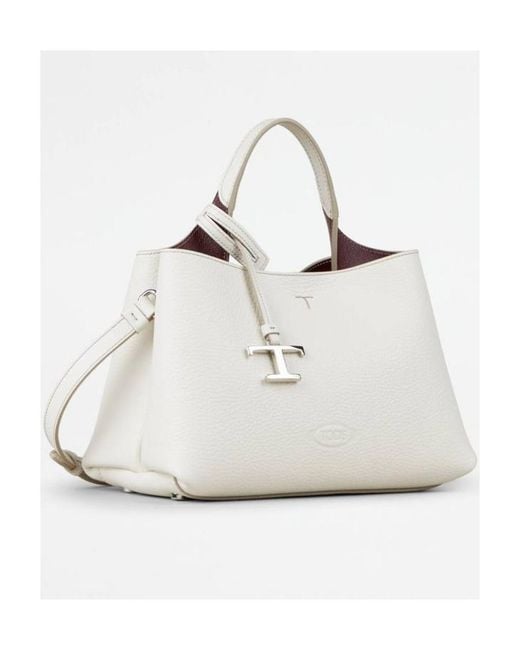 Tod's Natural Logo Charm Strapped Mini Crossbody Bag
