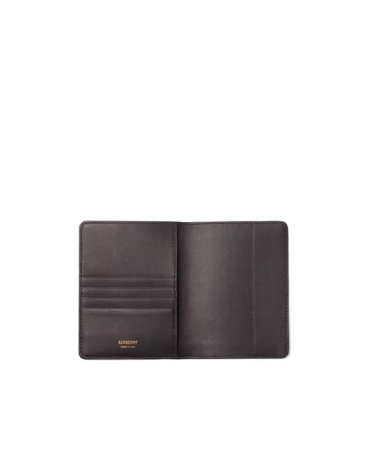 Burberry Metallic Highlands Passport Holder