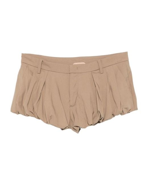 N°21 Natural Puff Shorts