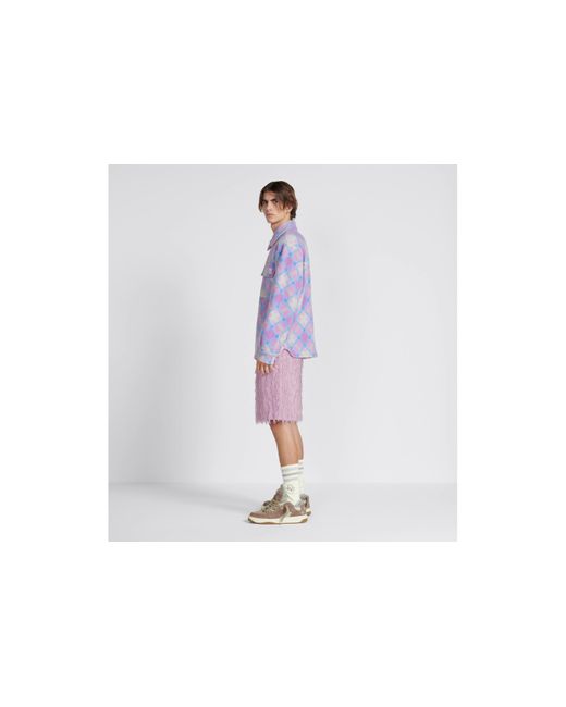 Dior Purple By Erl Bermuda Shorts for men