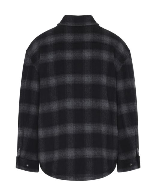 Off-White c/o Virgil Abloh Black Long-Sleeve Shirt Jacket for men