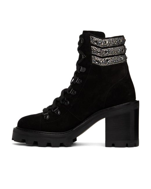 Jimmy Choo Black Esche 65 Ankle Short Boots