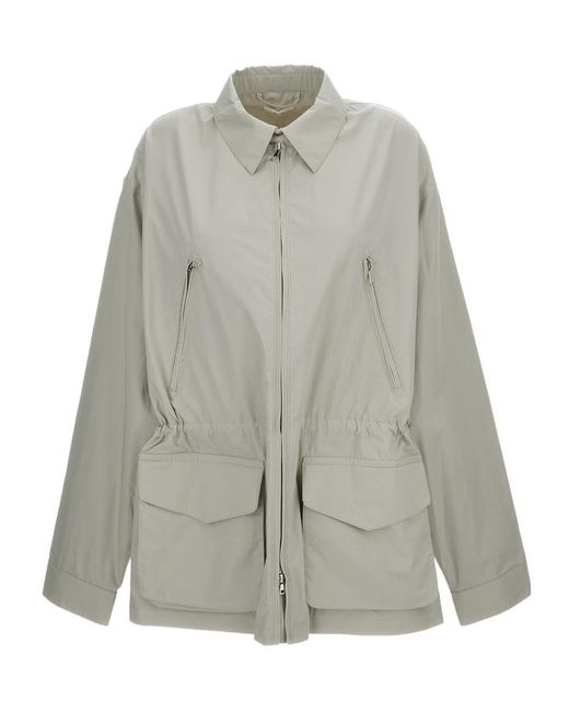 Rier Gray Long-Sleeved Casual Jacket for men