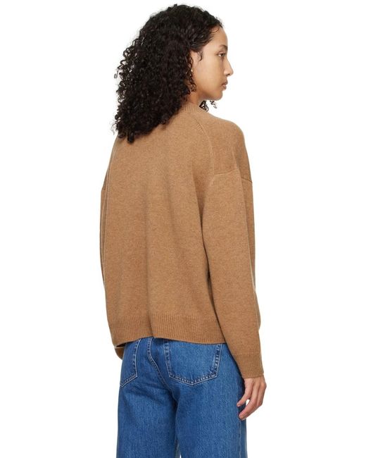 Anine Bing Blue Lee V-Neck Cashmere Jumper