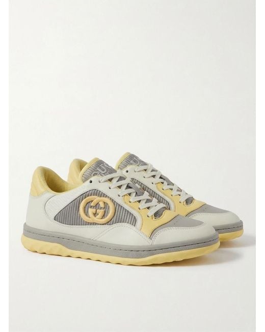 Gucci Metallic Mac80 Leather Snekaers