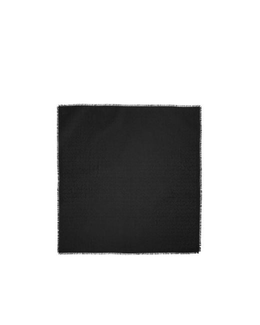 Saint Laurent Black Large Square Scarf for men