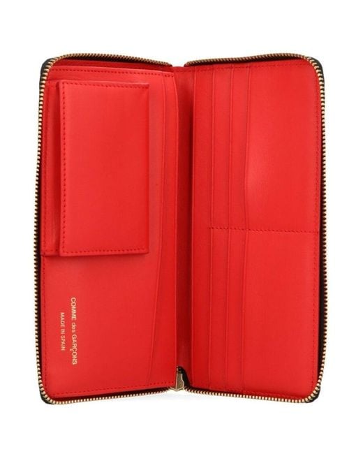 Comme des Garçons Red Logo-Print Purse for men