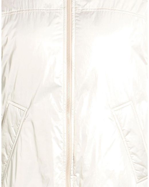 Brunello Cucinelli White Puffer Jackets
