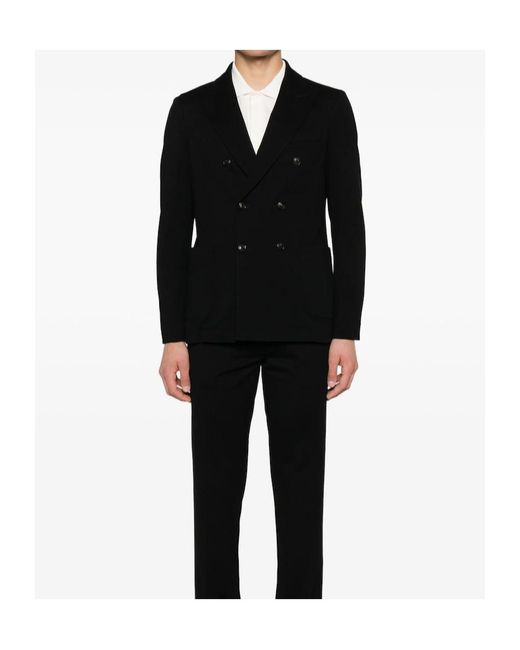 Circolo 1901 Black Double-Breasted Jacket for men