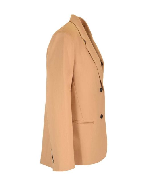 Forte_forte Natural Twill Single-Breasted Jacket