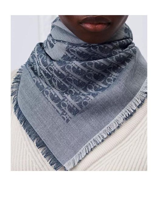 Dior Blue Infini Denim Shawl