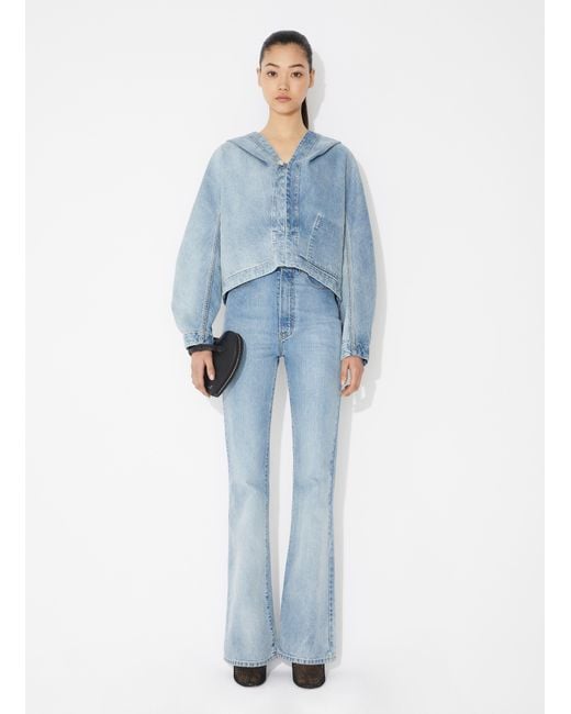 Alaïa Blue Long Miniature Jeans