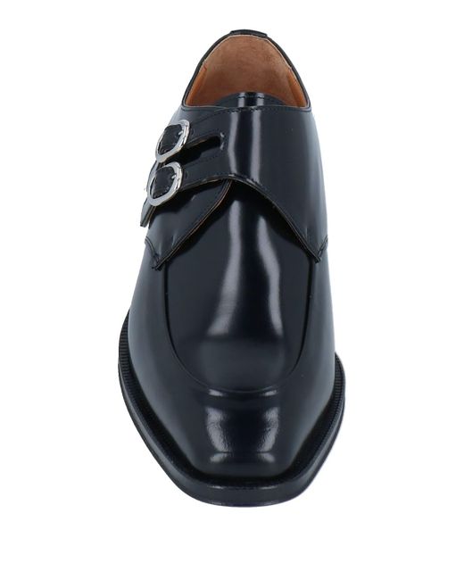 Maison Margiela Black Square-Toe Minimalist Flat Shoes