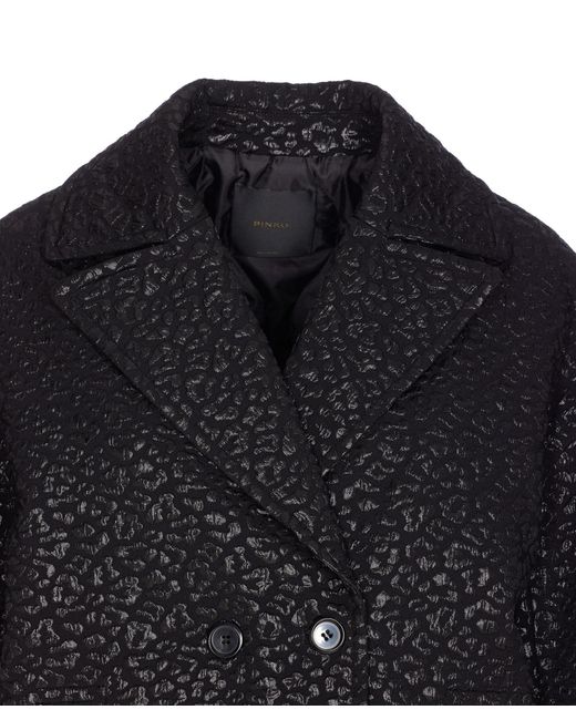 Pinko Blue Josefa Double Breasted Coat