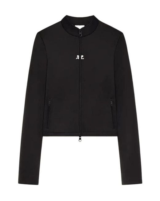 Courreges Black Courrèges Biker Tracksuit Jacket