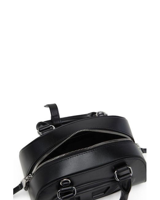 DIESEL Black 1Dr Dome Crossbody Bag