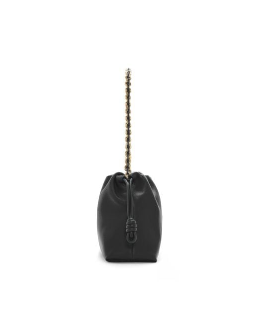 Loewe Black Flamenco Medium Drawstring Shoulder Bag