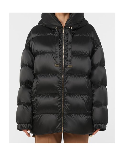 Max Mara Black The Cube Felice Down Jacket
