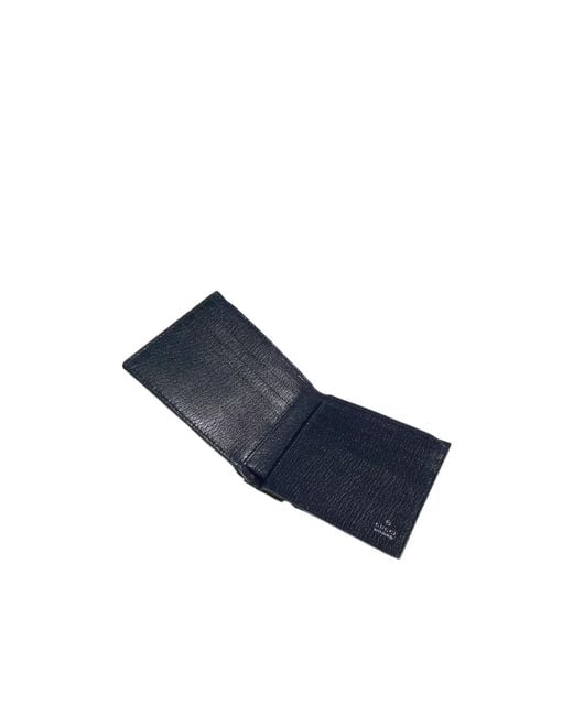 Gucci Gray Essence Classic Bi-Fold Wallet for men